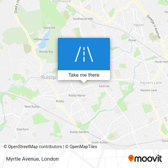 Myrtle Avenue map
