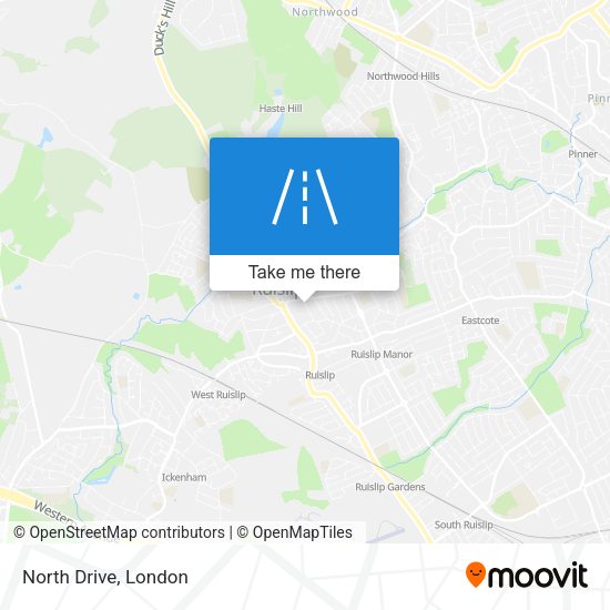 North Drive map
