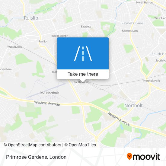 Primrose Gardens map
