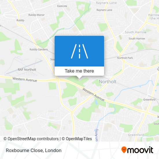 Roxbourne Close map