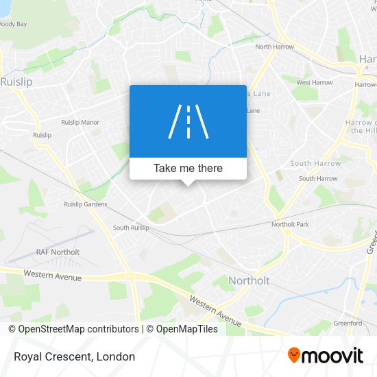 Royal Crescent map