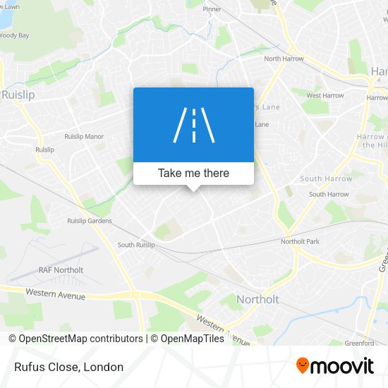 Rufus Close map