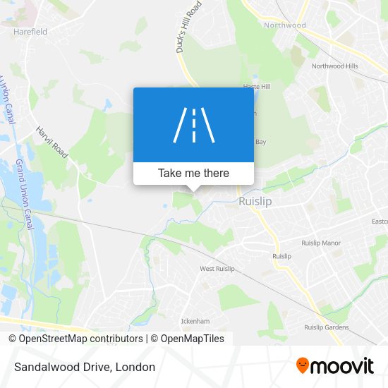 Sandalwood Drive map