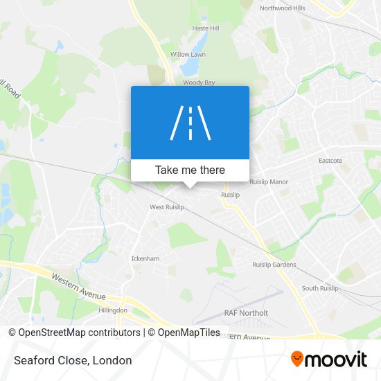 Seaford Close map