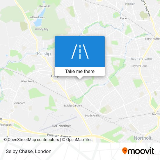 Selby Chase map