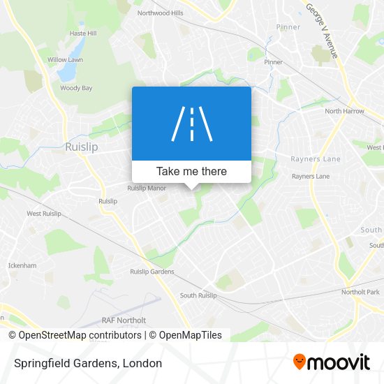 Springfield Gardens map