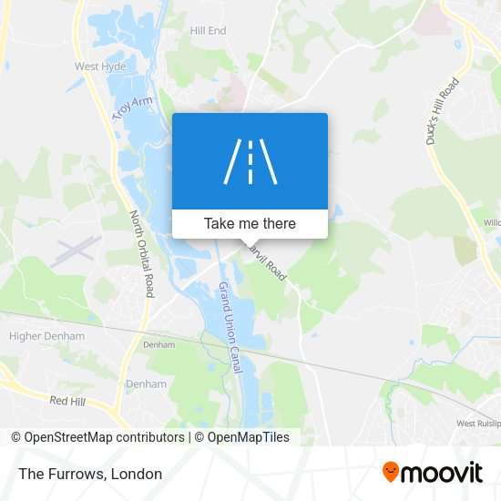 The Furrows map