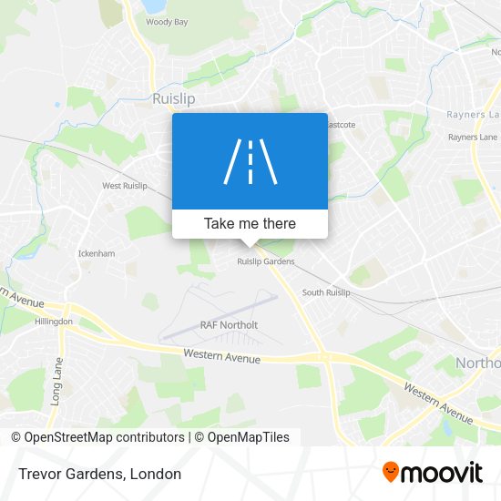 Trevor Gardens map