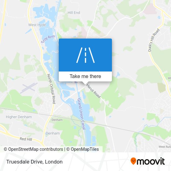 Truesdale Drive map