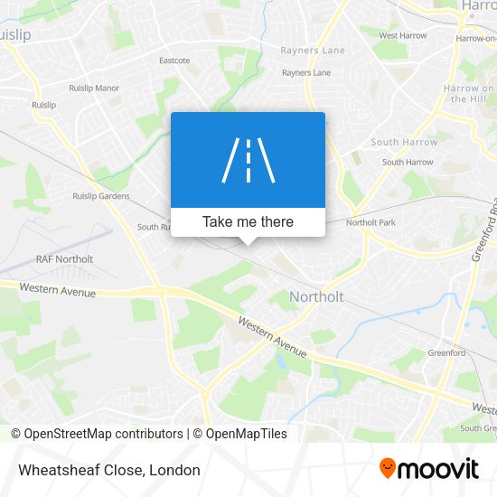 Wheatsheaf Close map