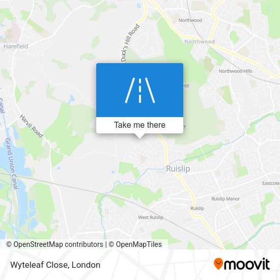Wyteleaf Close map