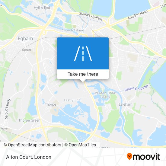 Alton Court map