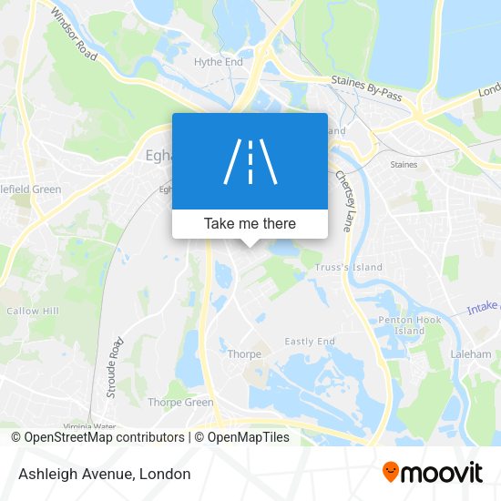 Ashleigh Avenue map