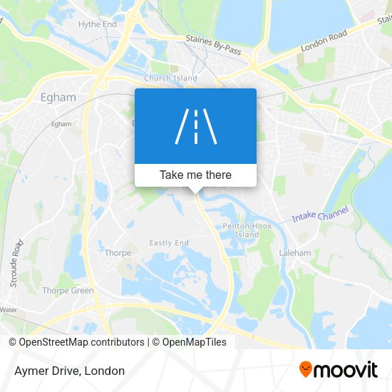 Aymer Drive map