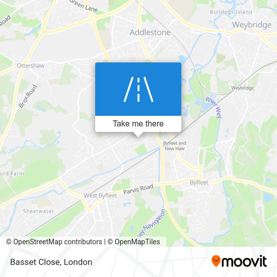 Basset Close map
