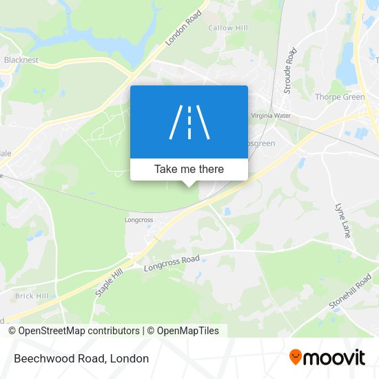 Beechwood Road map