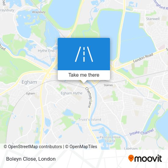 Boleyn Close map