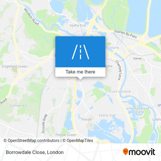 Borrowdale Close map