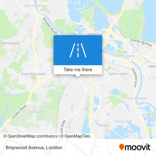 Braywood Avenue map