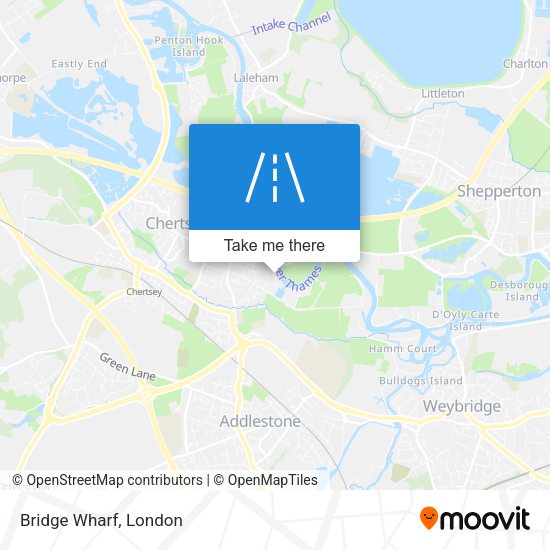 Bridge Wharf map