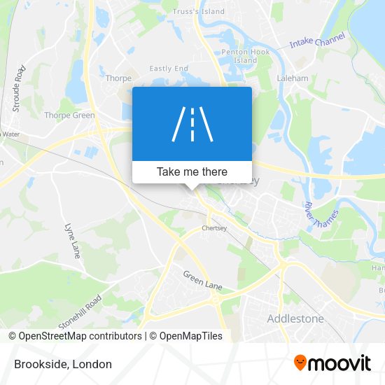 Brookside map