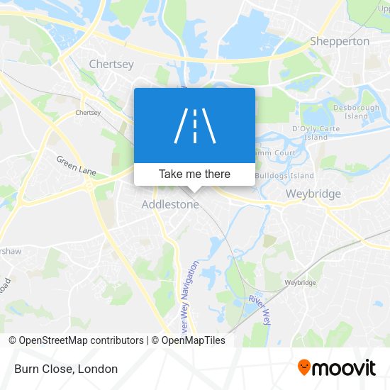 Burn Close map