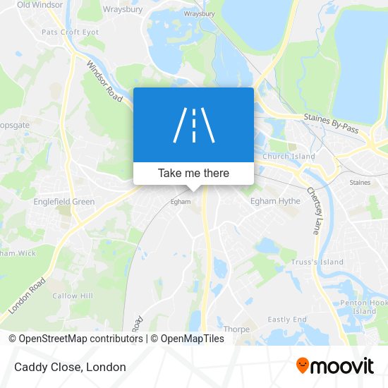 Caddy Close map