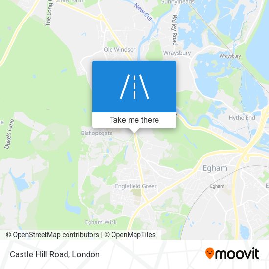 Castle Hill Road map