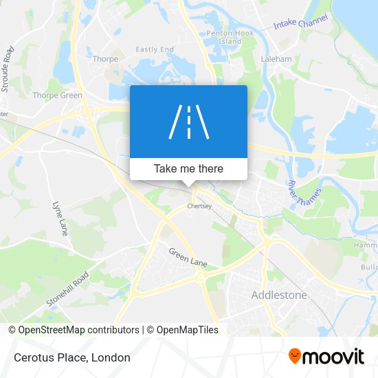 Cerotus Place map