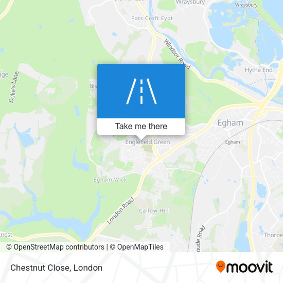 Chestnut Close map