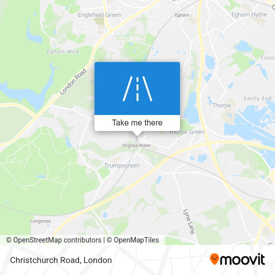 Christchurch Road map