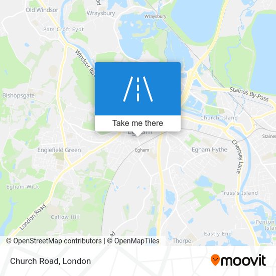 Church Road map