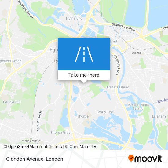 Clandon Avenue map