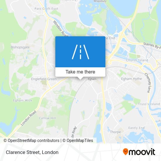 Clarence Street map
