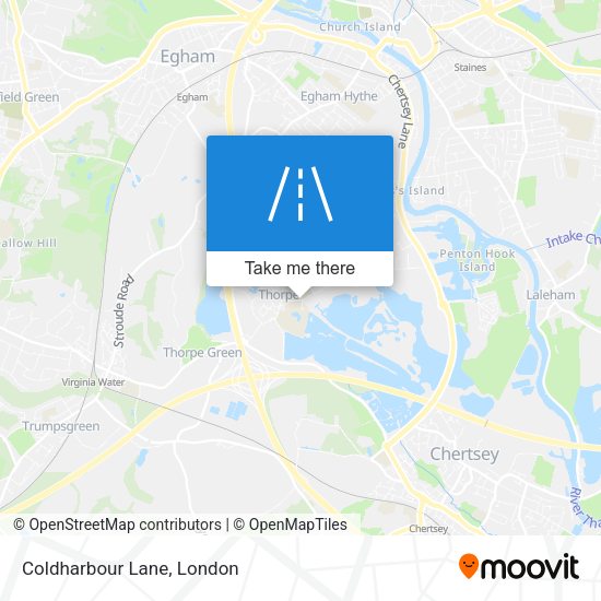 Coldharbour Lane map