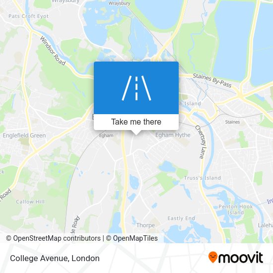 College Avenue map