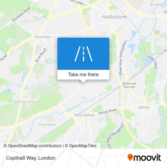 Copthall Way map