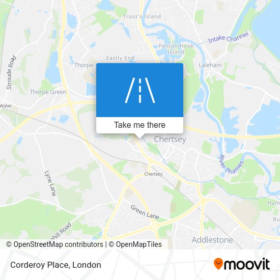 Corderoy Place map