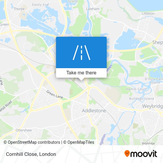 Cornhill Close map