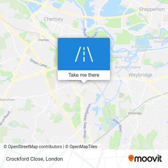 Crockford Close map
