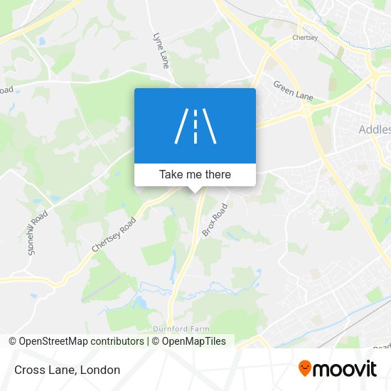 Cross Lane map
