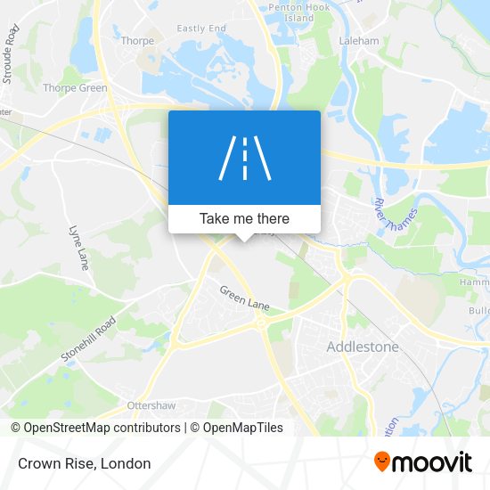 Crown Rise map