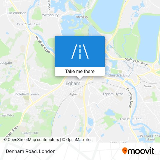 Denham Road map