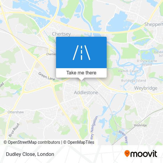 Dudley Close map