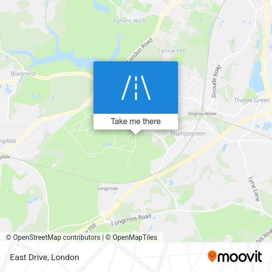 East Drive map