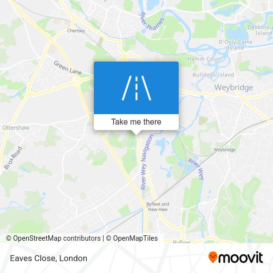 Eaves Close map