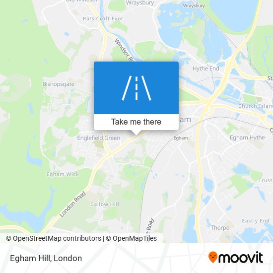 Egham Hill map