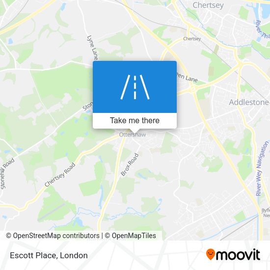 Escott Place map