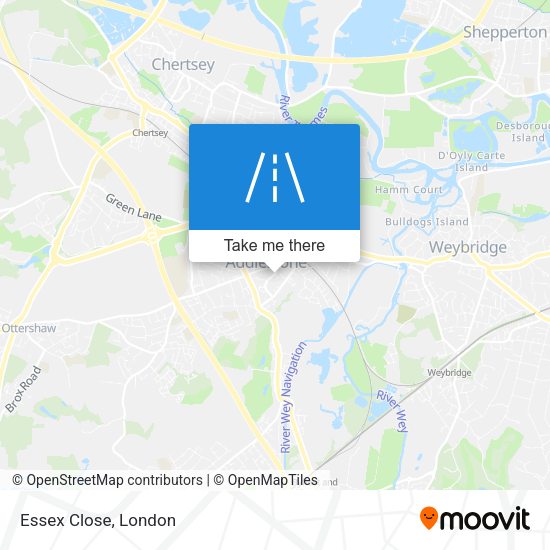 Essex Close map