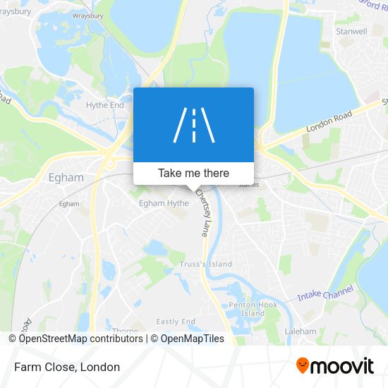 Farm Close map